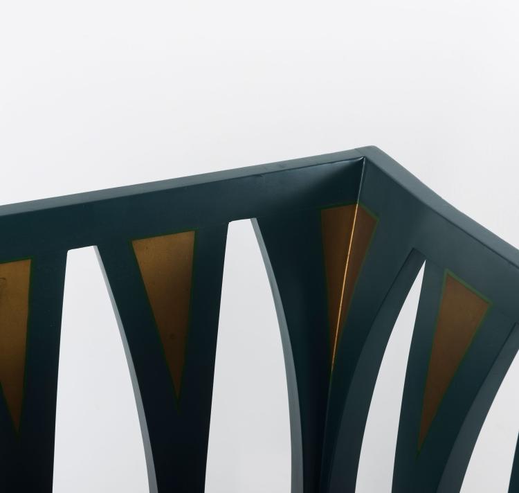 Bild 4 zu Objekt, 'Blue' bench, armchair and table, 1929, Eliel Saarinen, Adelta Oy, Finnland, 131B 263